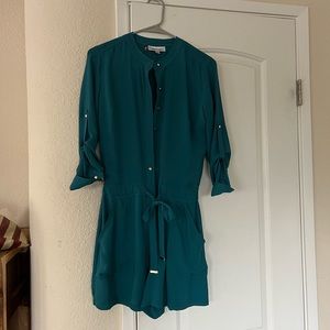 J Lo shorts one piece button up size 2